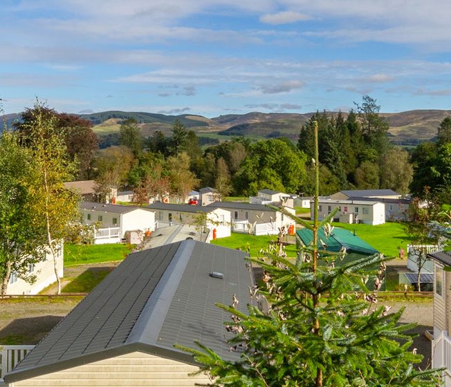 A view of our Moffat Manor holiday resort.