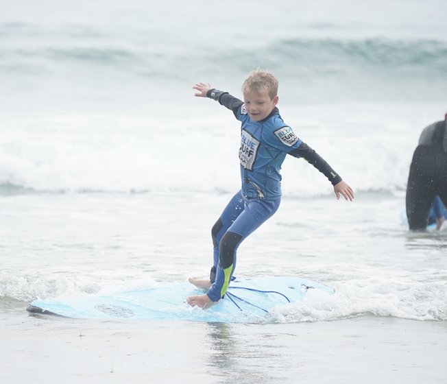 Surfing at Newquay Bay image