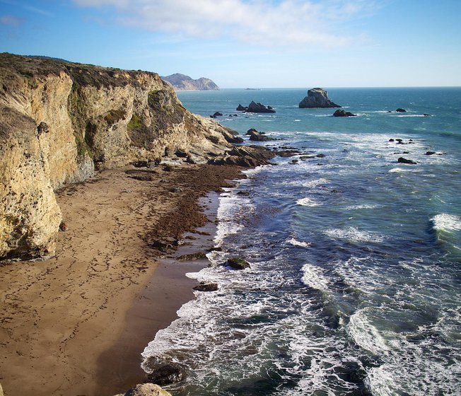 Hidden beaches UK image
