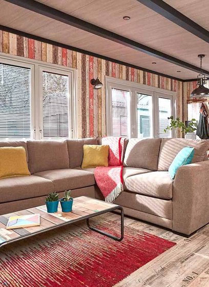 The living area of one of our exclusive accommodations, The TriBeCa. Book your holiday now!