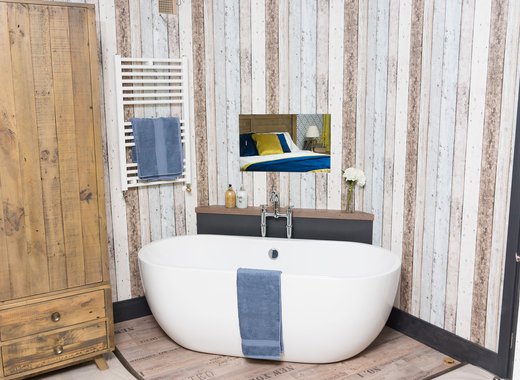 TriBeCa bath at our Mill Rythe Holiday Park, Hampshire.