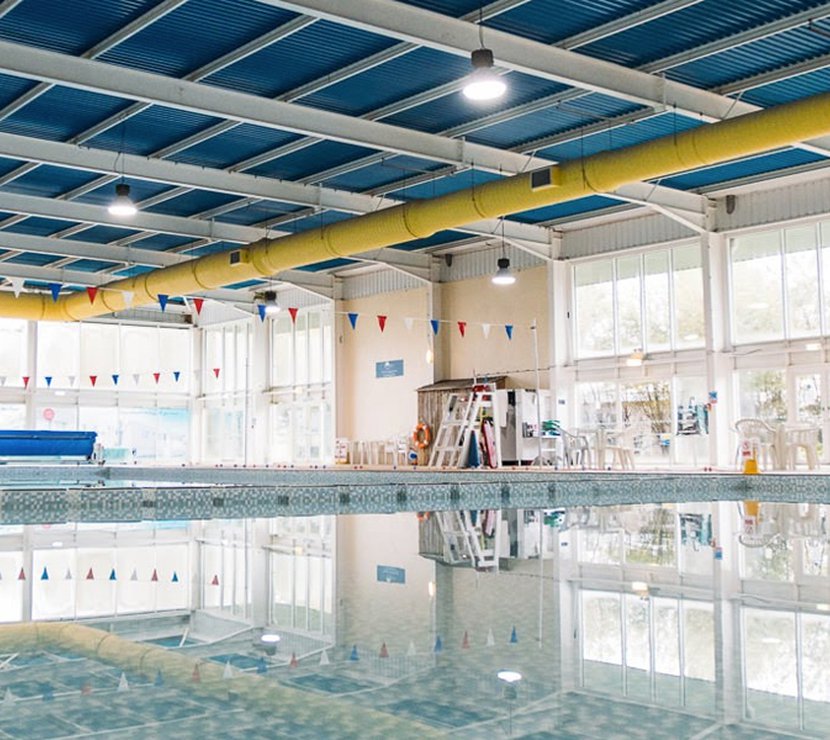 Interior of our Newquay Bay swimming pool.