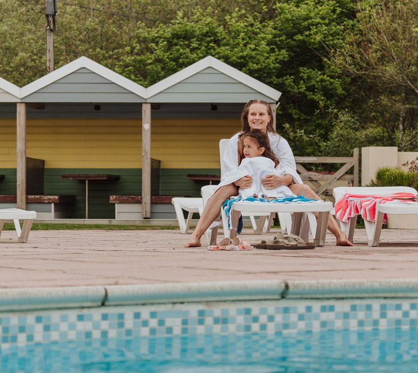 Outdoor swimming pool image