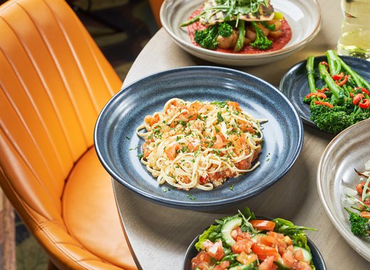 A group image of some of our delicious food across our parks.