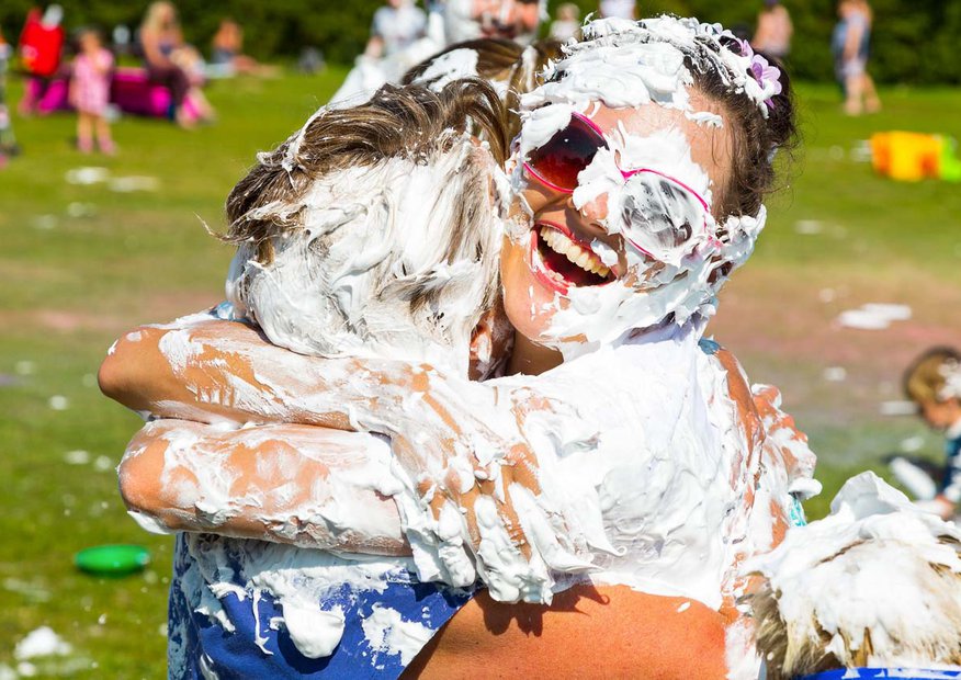 Custard Pie Fight Away Resorts