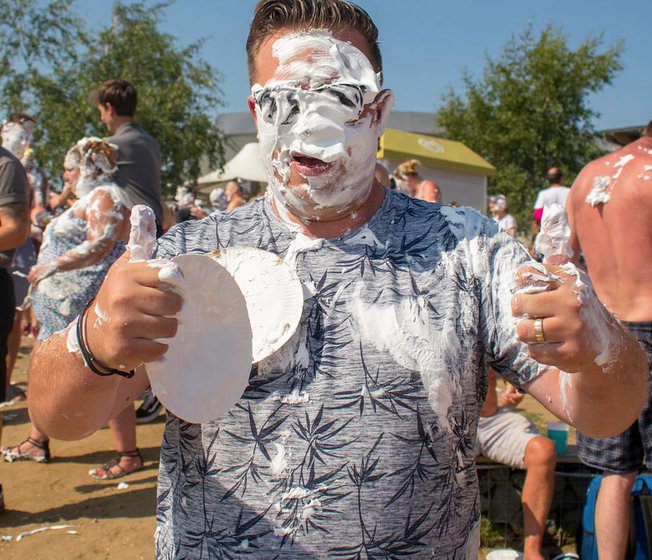Custard Pie Fight Away Resorts
