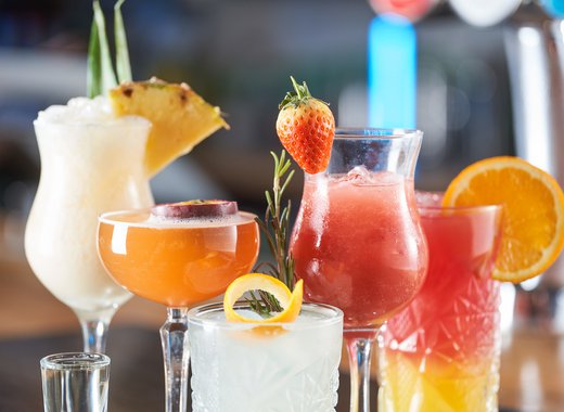 A group image of some of our delicious cocktails.